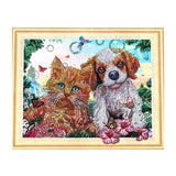 5D DIY Diamond Art Painting Kits for Kids Adults, Full Drill Round Crystal Rhinestone Craft Canvas for Home Bedroom Wall Decoration 18.5 x 22.4 Inches