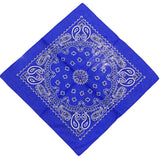 12 Pack Bandana Novelty Cotton Bandanas Cowboy Classic Paisley Handkerchiefs