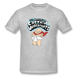 Cotton T Shirt for Men Captain Underpants! Comfortable Crew Neck Short Sleeves Tees