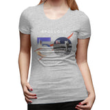 Women’s Cotton T Shirt Astronaut Moon Landing 50th Summer O-Neck Short Sleeve Tee