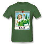 Mens Novelty T-Shirt Elfie New Breathable O-Neck Short Sleeves Tee