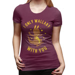 Women’s T-shirt I Only Wallaby With You Soft Round Neck Short Sleeve Shirts