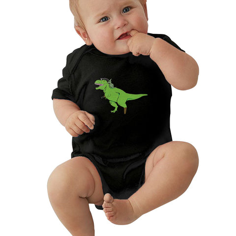 Toddler Climbing Bodysuit Tyrannosaurus Cool Graphic Baby Boy Girls Short Sleeves Climbing T-Shirt