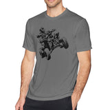 Men's Graphic T Shirt All Terrain Vehicle Comfy Round Neck Short Sleeves Blouse Tops