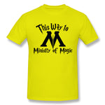 Men's Casual T-shirt Ministry Of Magic Magic Style Round Neck Short Sleeves Tees