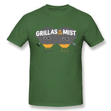 Men's Casual T-shirt Grillas In The Mist New Cool Round Neck Short Sleeves Tees