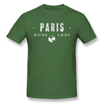 Men's Casual T-shirt Paris Comfy Round Neck Short Sleeves Tee