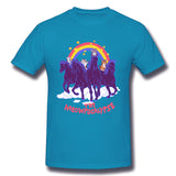 Mens Novelty T-Shirt Four Horsemittens Of The Meowpocalypse New Comfy Round Neck Short Sleeves Tee