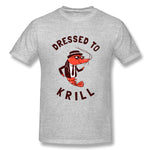 Men's Casual T-shirt Dressed To Krill Comfortable Crew Neck Short Sleeves Blouse Tops