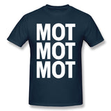 Men's Casual T-shirt Mot Mot Mot Comfy O-Neck Short Sleeves Tees