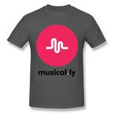 Men's Graphic T Shirt Musically Comfortable Crew Neck Short Sleeves Blouse Tops