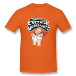 Cotton T Shirt for Men Captain Underpants! Comfortable Crew Neck Short Sleeves Tees