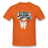 Cotton T Shirt for Men Captain Underpants! Comfortable Crew Neck Short Sleeves Tees