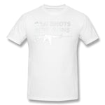 Men's Casual T-shirt Ban Idiots Not Gun Comfy Crew Neck Short Sleeves Blouse Tops