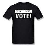 Men's Graphic T Shirt Don't Boo Vote Comfortable O-Neck Short Sleeves Blouse Tops