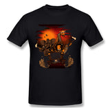 Cotton T Shirt for Men Safari Revenge Comfortable O-Neck Short Sleeves Tees