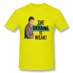 Men's Graphic T Shirt The Ukraine Is Weak For Light Cool O-Neck Short Sleeves Tees