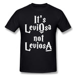 Cotton T Shirt for Men Its Not Leviosa Quote Comfy Crew Neck Short Sleeves Tees