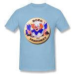 Men's Graphic T Shirt Bozo For President Style Round Neck Short Sleeves Shirt