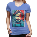 Women’s T-shirt Escobar Hope Poster Comfy O-Neck Short Sleeve Tops