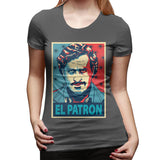 Women’s T-shirt Escobar Hope Poster Comfy O-Neck Short Sleeve Tops