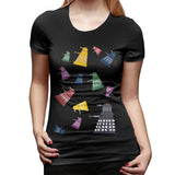 Women’s T-shirt Pluies Dalek Sexy Round Neck Short Sleeve Shirts