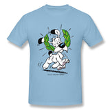 Mens Novelty T-Shirt Asterix & Obelix Dogmatix Laurel Wreath Cool O-Neck Short Sleeves Tee