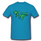 Cotton T Shirt for Men T.rex Cool O-Neck Short Sleeves Blouse Tops