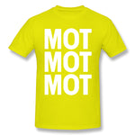 Men's Casual T-shirt Mot Mot Mot Comfy O-Neck Short Sleeves Tees