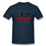 Mens Novelty T-Shirt Stranger Things Breathable O-Neck Short Sleeves Shirt