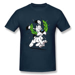 Mens Novelty T-Shirt Asterix & Obelix Dogmatix Laurel Wreath Cool O-Neck Short Sleeves Tee