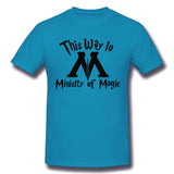 Men's Casual T-shirt Ministry Of Magic Magic Style Round Neck Short Sleeves Tees