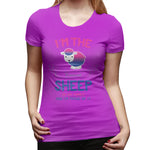 Women’s T-shirt Gay Pride - Bi-Sheep Summer O-Neck Short Sleeve Tops