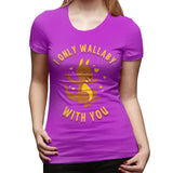 Women’s T-shirt I Only Wallaby With You Soft Round Neck Short Sleeve Shirts