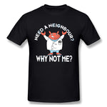 Men's Casual T-shirt Why Not Me Cool O-Neck Short Sleeves Tees