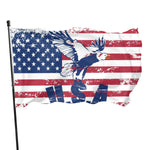 Fly Breeze 3 X 5 Ft Flag American Flag Eagle Polyester Vivid Color for Indoor Outdoor