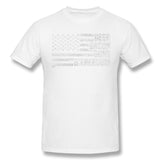 Mens Novelty T-Shirt Beer Bacon Guns & Freedom Comfortable Crew Neck Short Sleeves Tee