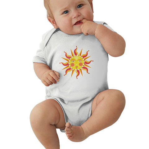 Toddler Climbing Bodysuit Sol-hind Colors Graphic Unisex Babys Short Sleeves Jumpsuit