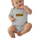 Toddler Climbing Bodysuit Banana Cool Graphic Unisex Babys Short Sleeves Jumpsuit