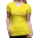 Womens Graphic T-Shirt Vu Meter Sexy O-Neck Short Sleeve Tops