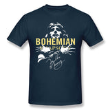 Mens Novelty T-Shirt Bohemian Comfortable O-Neck Short Sleeves Tee