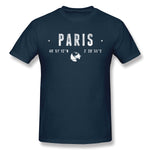 Men's Casual T-shirt Paris Comfy Round Neck Short Sleeves Tee