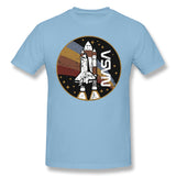 Men's Graphic T Shirt Nasa Cool O-Neck Short Sleeves Tees