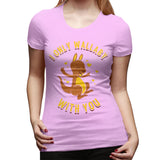 Women’s T-shirt I Only Wallaby With You Soft Round Neck Short Sleeve Shirts