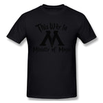 Men's Casual T-shirt Ministry Of Magic Magic Style Round Neck Short Sleeves Tees