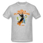 Men's Graphic T Shirt The Devils Playground Comfy Round Neck Short Sleeves Blouse Tops