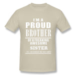 Mens Novelty T-Shirt I'm A Proud Style O-Neck Short Sleeves Tee