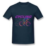 Men's Graphic T Shirt Cycling Trends Comfortable Round Neck Short Sleeves Tee