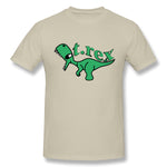 Cotton T Shirt for Men T.rex Cool O-Neck Short Sleeves Blouse Tops