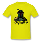 Mens Novelty T-Shirt THE BOBA WITCH Breathable Crew Neck Short Sleeves Tees